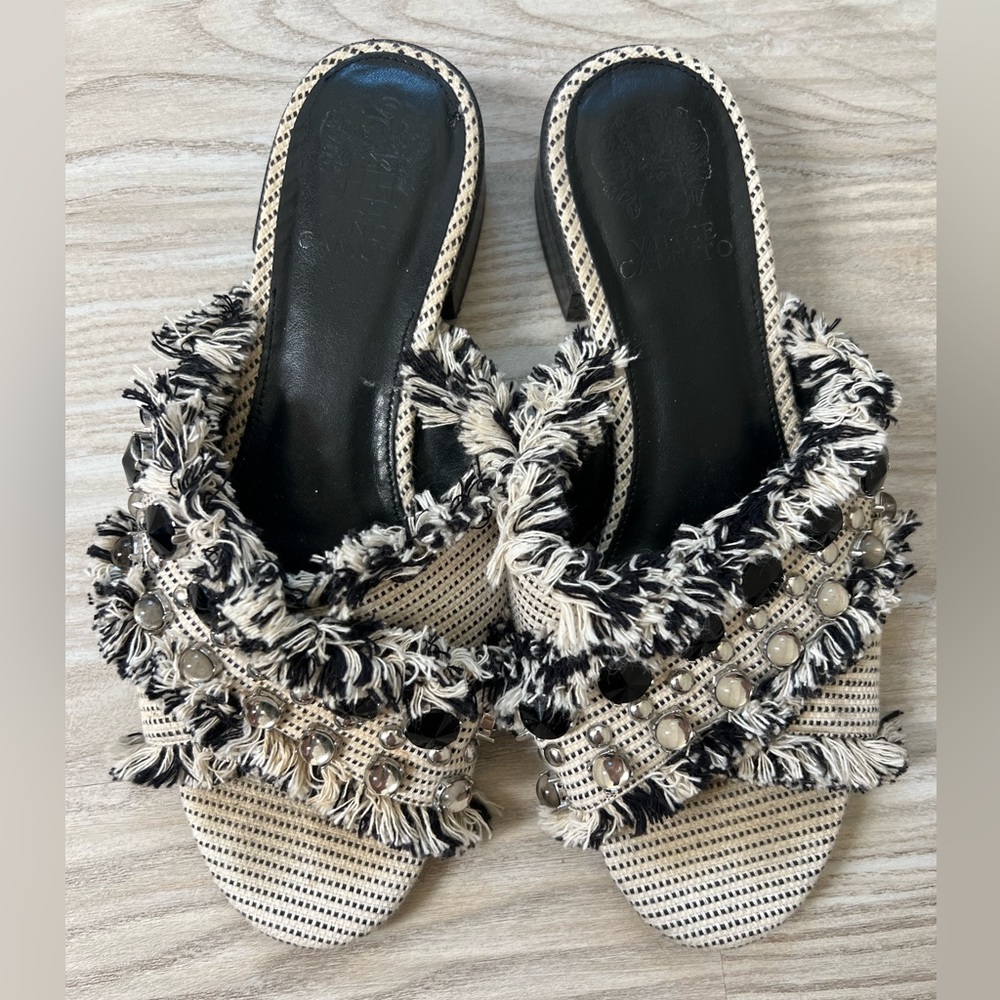 Vince Camuto slides boho size 8 shoes
